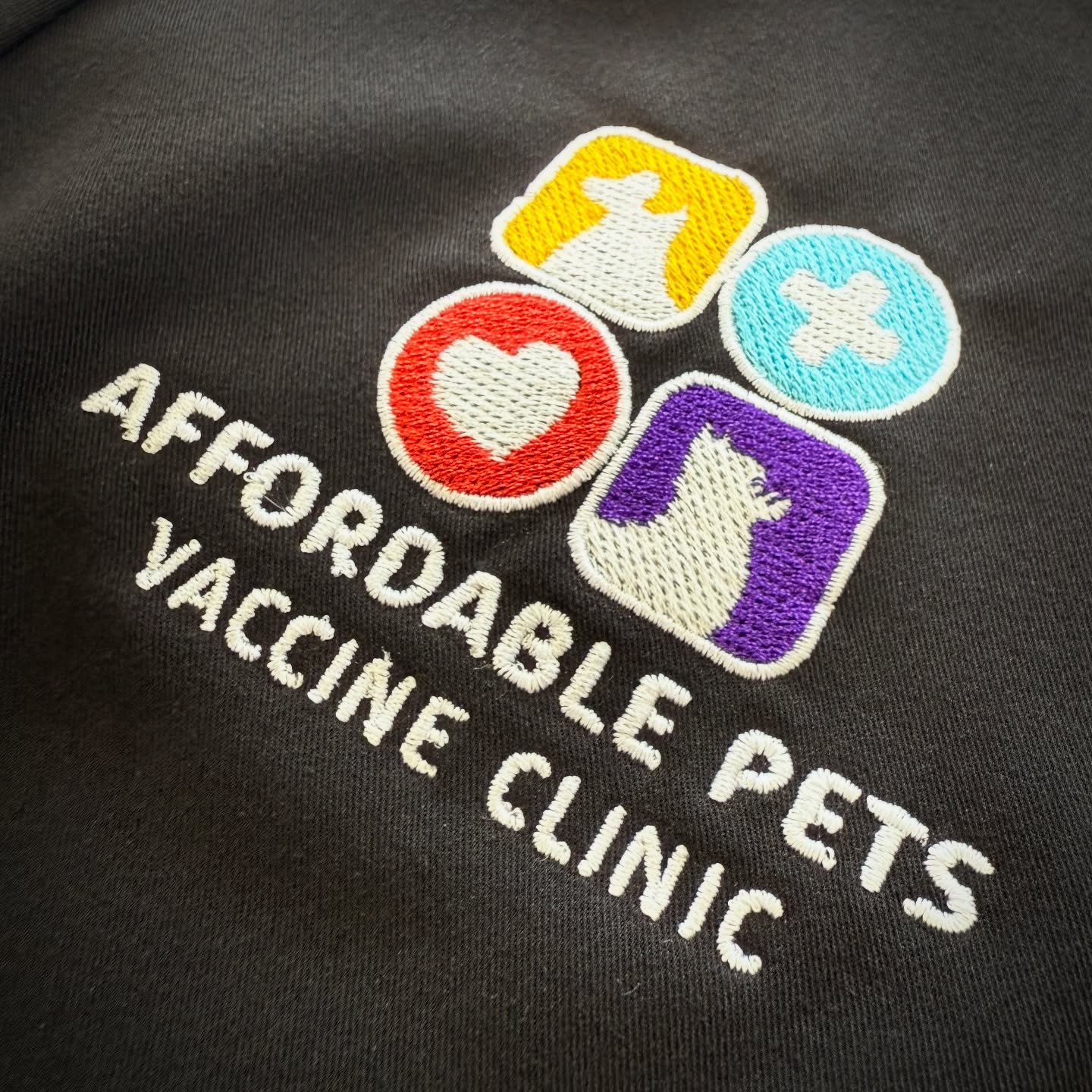 Affordable Pets embroidered logo