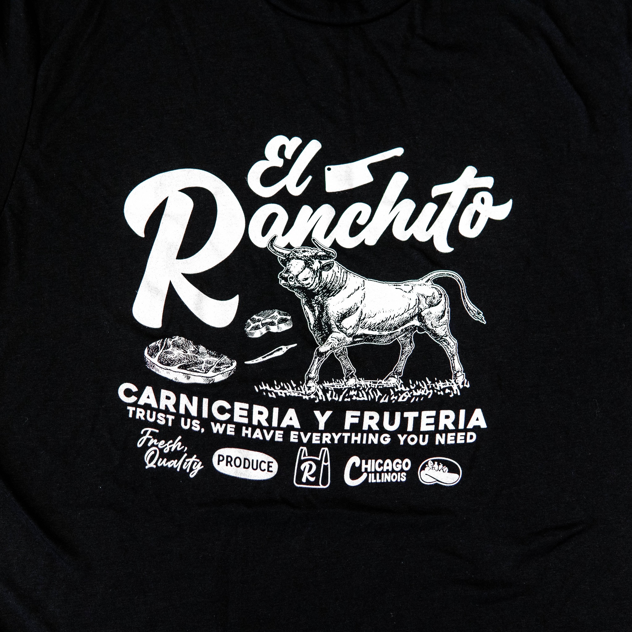 Mexican market cow logo shirt