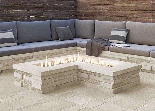 Outdoor lighting and stone wall
