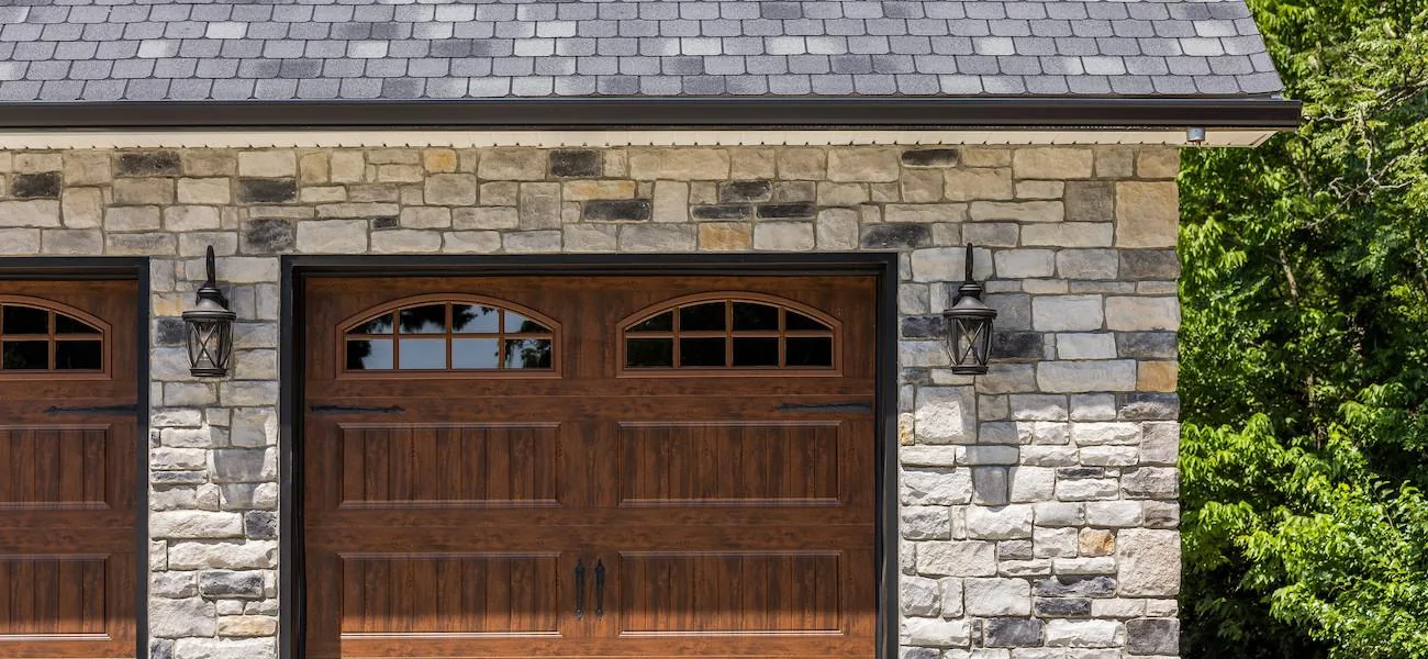 Natural stone home exterior