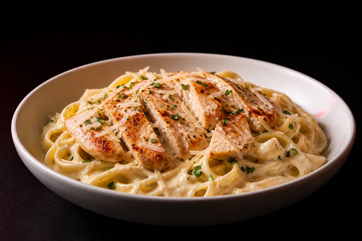 Chicken alfredo pasta