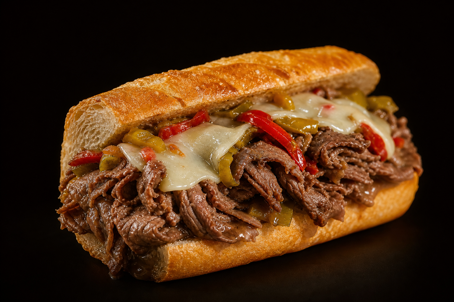 Italian beef sandwich