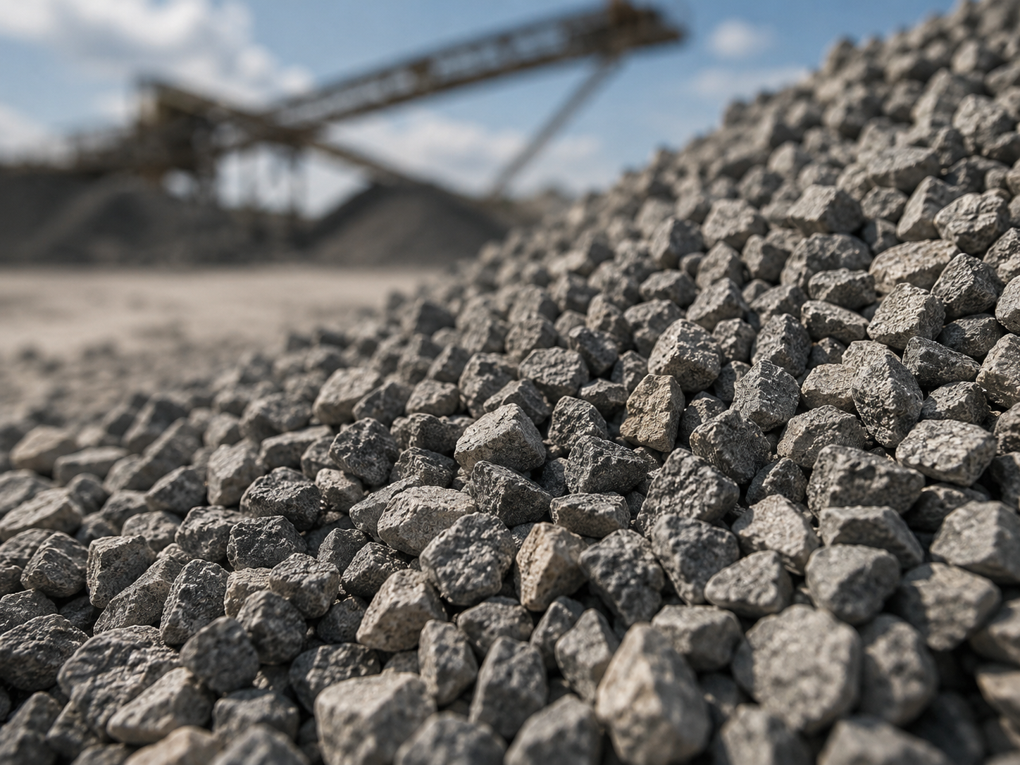 #53 stone aggregate close-up